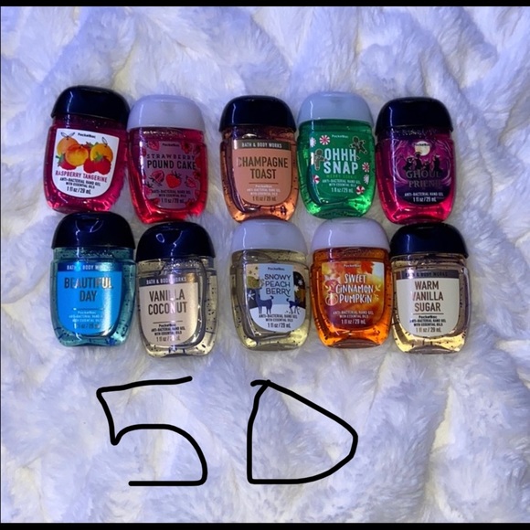 50 random pack of hand sanitizers